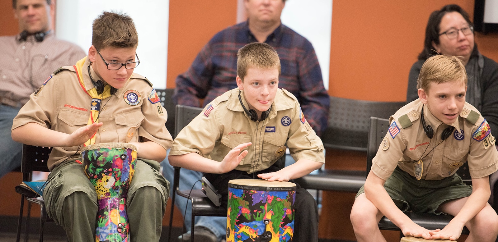 Boy Scout Music-Making Workshop Image